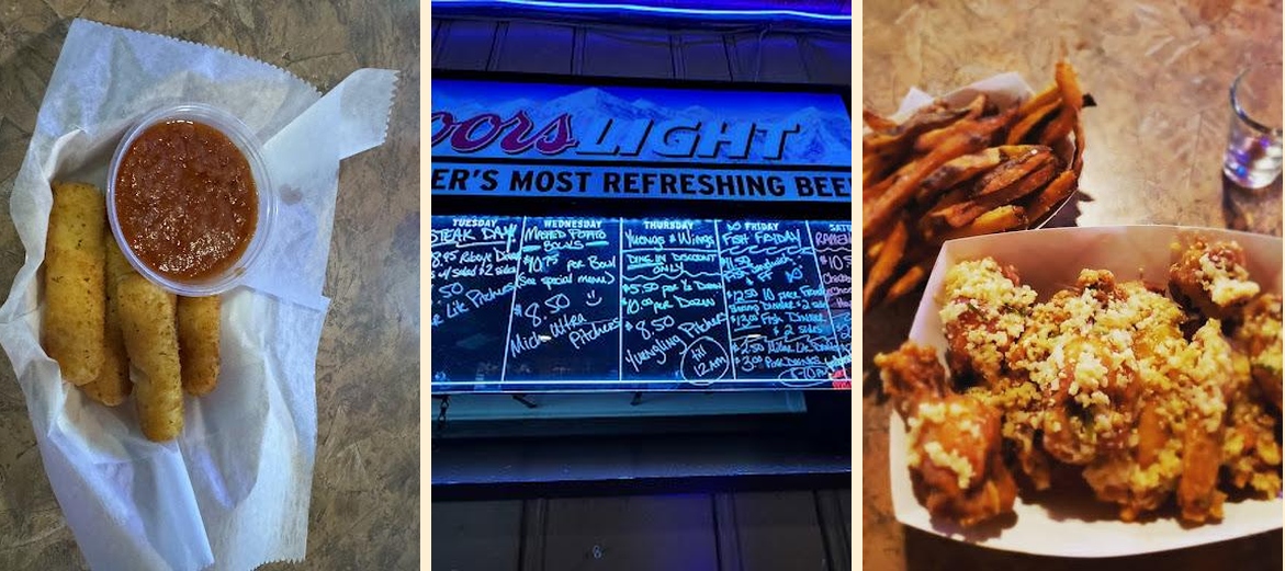 Toby Hill Bar & Grill Menu